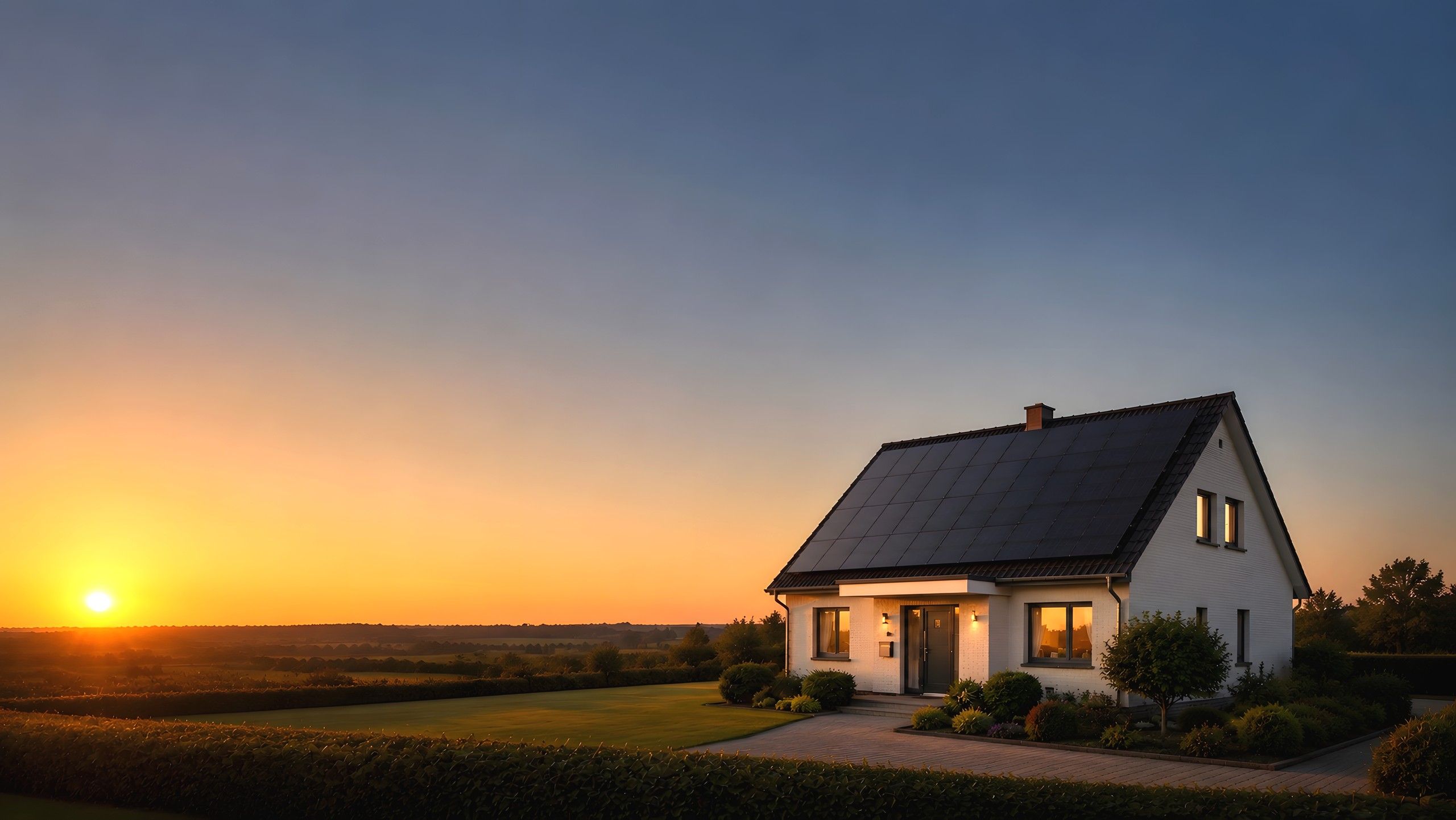 Eigenheim mit Photovoltaik-Anlage in der Region Moers